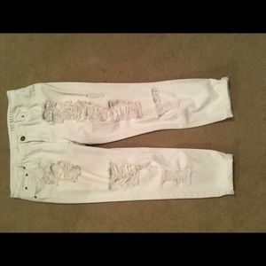 Cotton on White Boyfriend Jeans